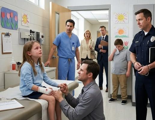 A 7-year-old was charged with assault. The truth was known to the surgeon.