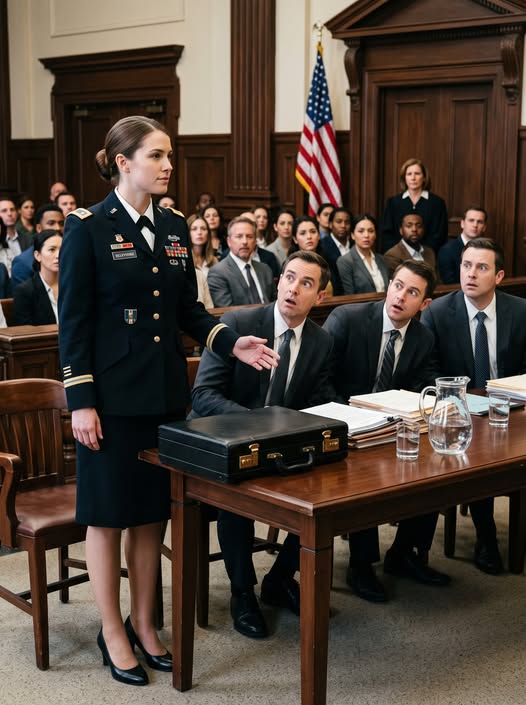 My husband brought three expensive attorneys to court because he thought I was too poor and too helpless to fight him. His father even laughed at me from the gallery. I stayed calm, opened my old leather bag, and pulled out one red folder. They didn’t know the woman they called a charity case had spent years prosecuting financial fraud for the U.S. Army.